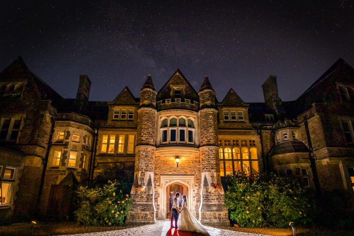 Hartsfield Manor Weddings at Night